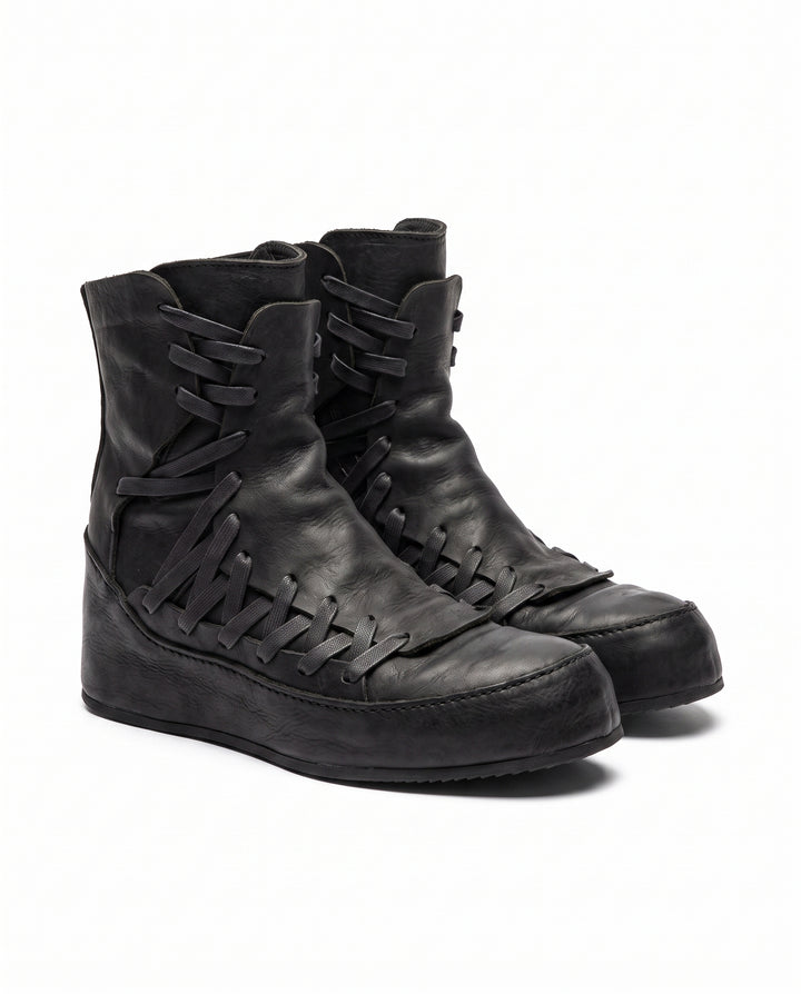 Leather Lace-up Boots na2964