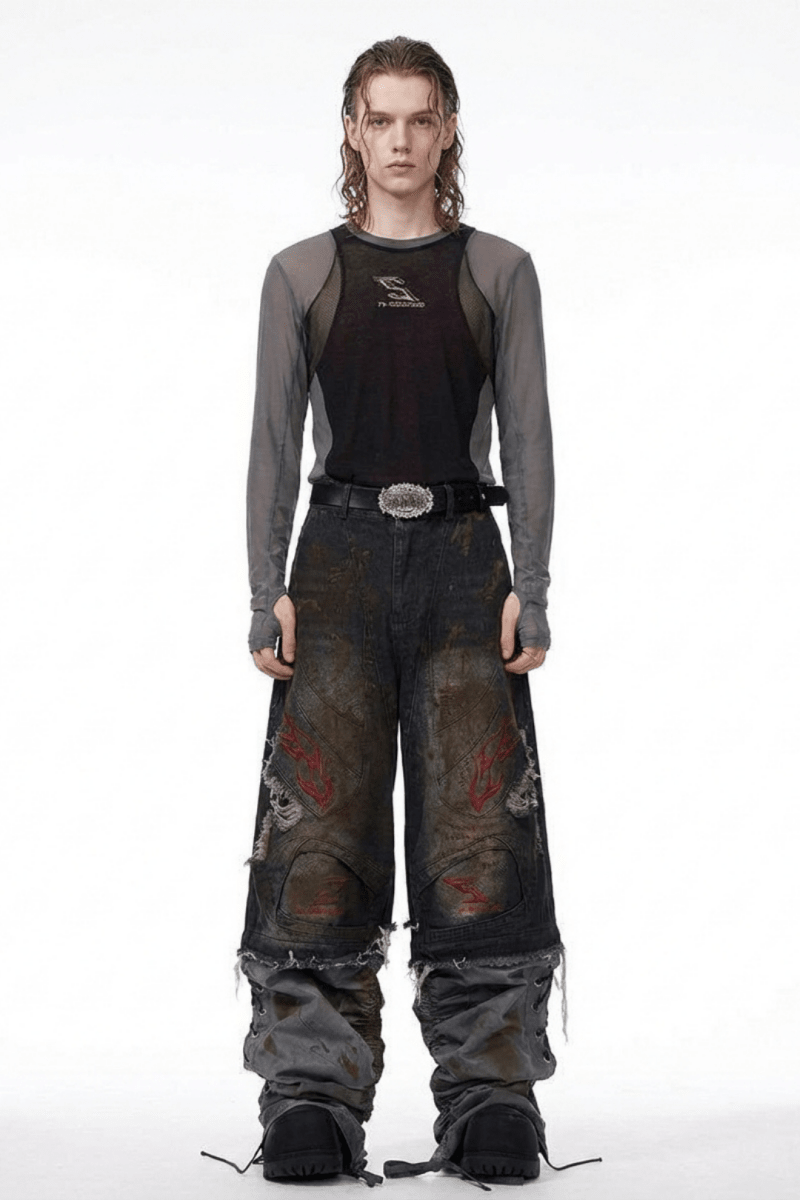 Obsidian Flame Denim  na2372