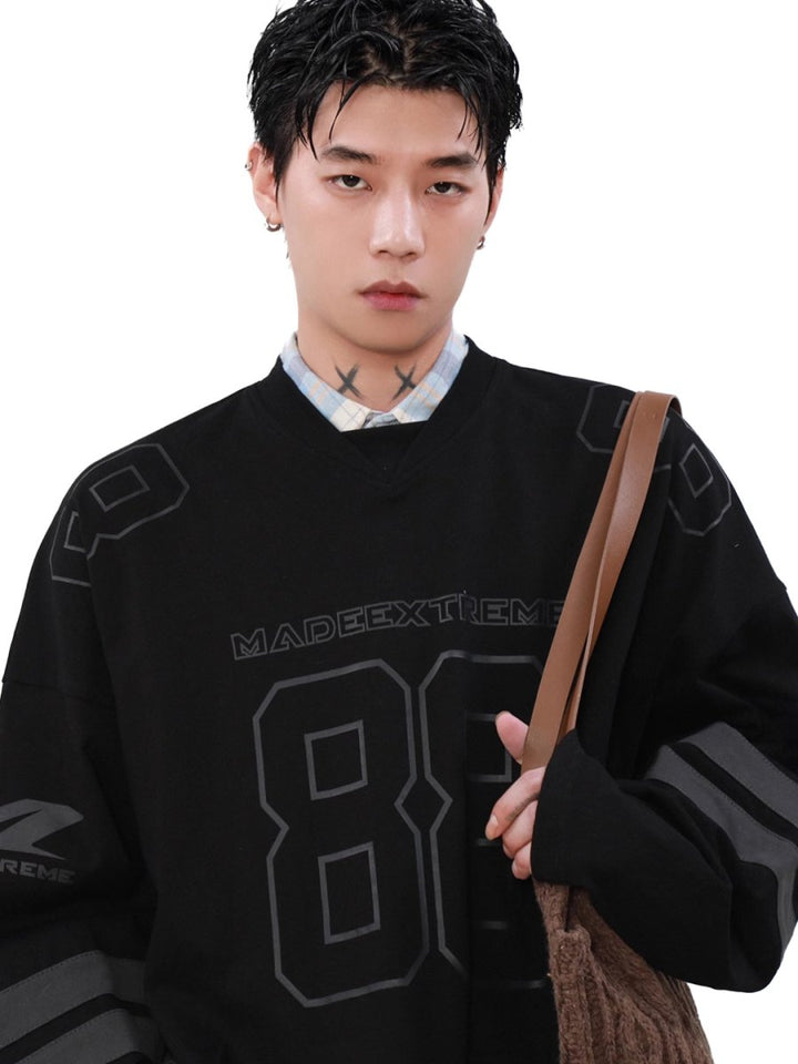 【MRNEARLY】long-sleeved sweater na1505