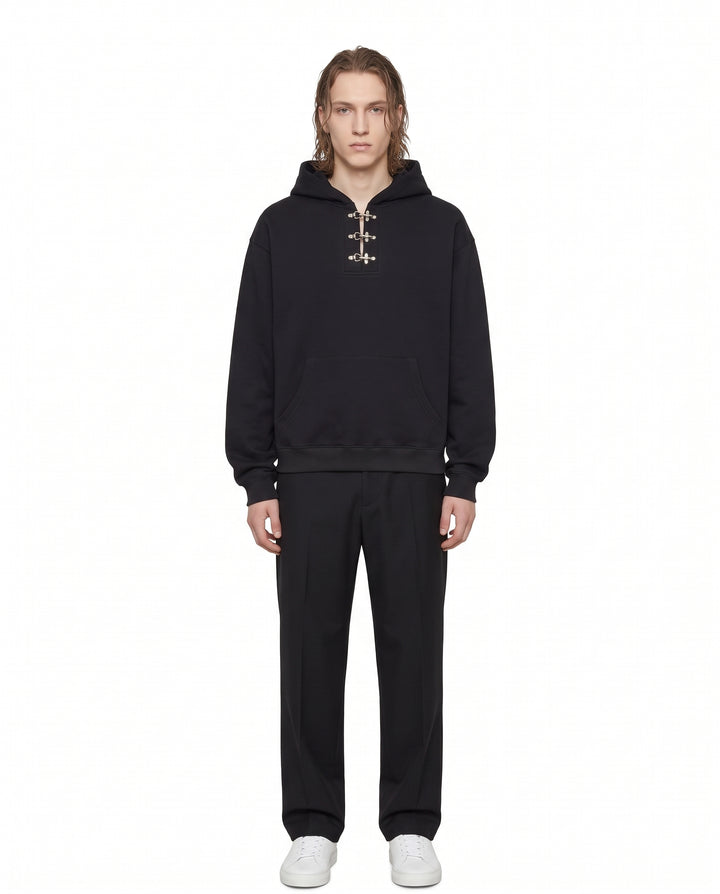 Buckle Neck Hoodie na3166