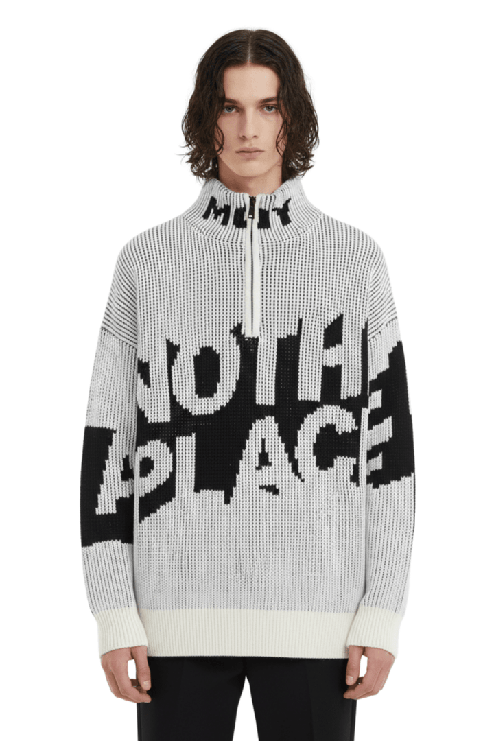 Modern Block Pattern Sweater na2411