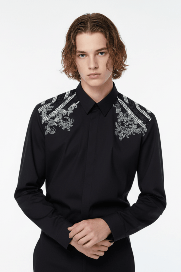 Classic embroidery shirt  na2479