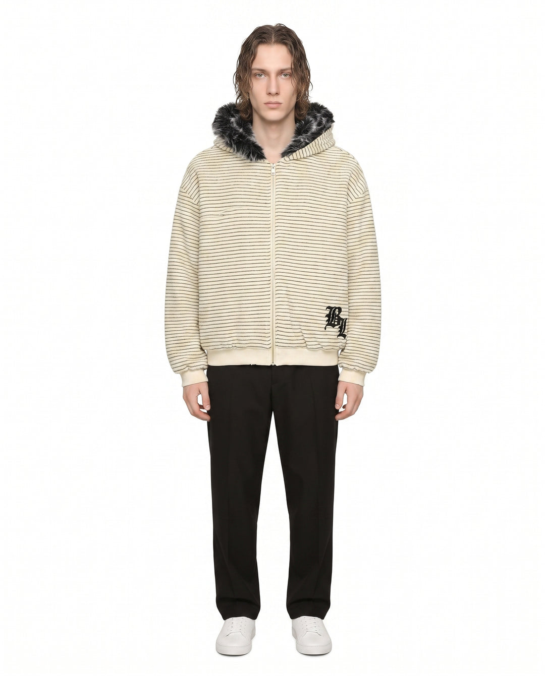 Fur Hooded Jacket na3088