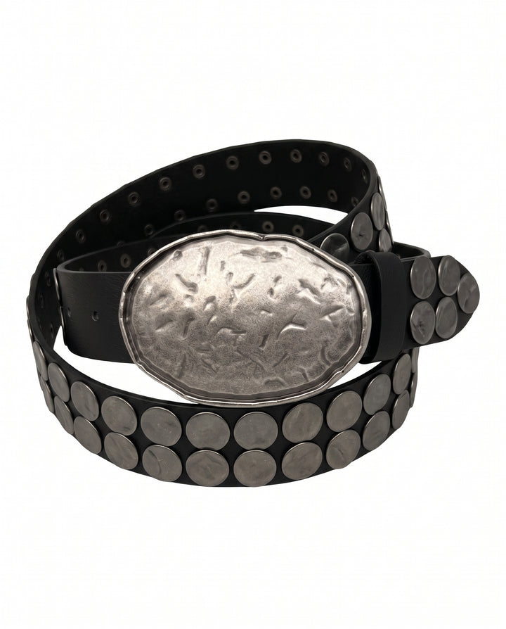 Studded Leather Belt na2940