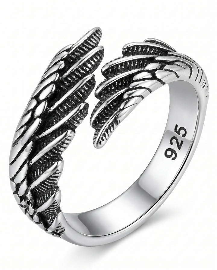 Silver Wing Ring na2989