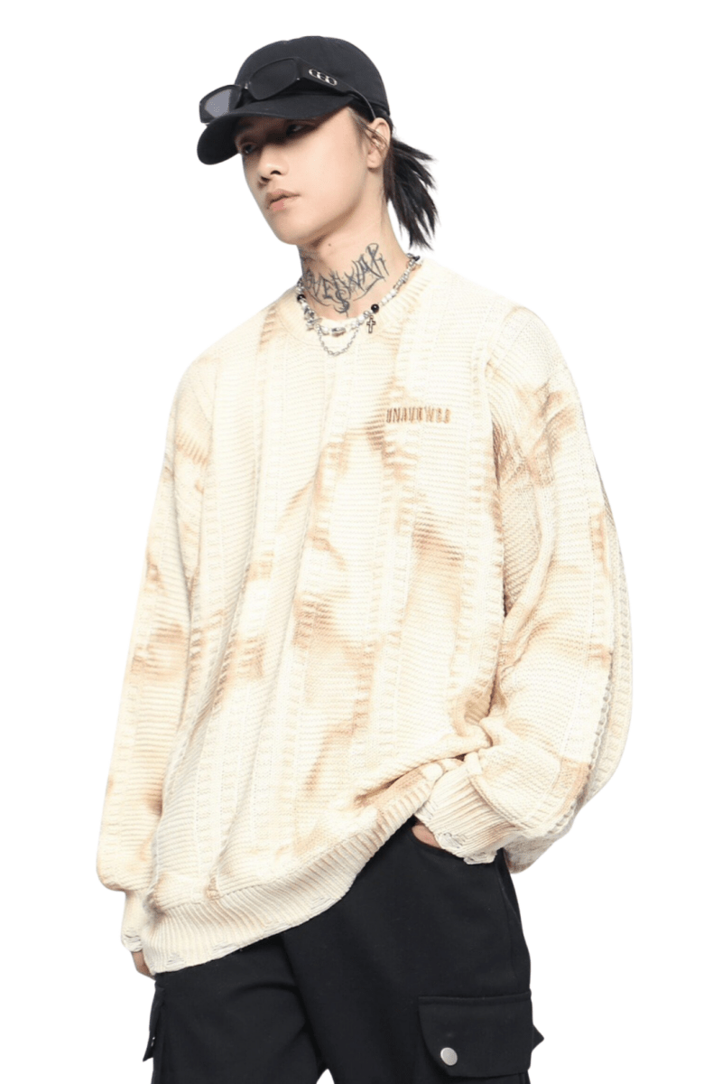 Vintage Wash Knit Pullover  na2445