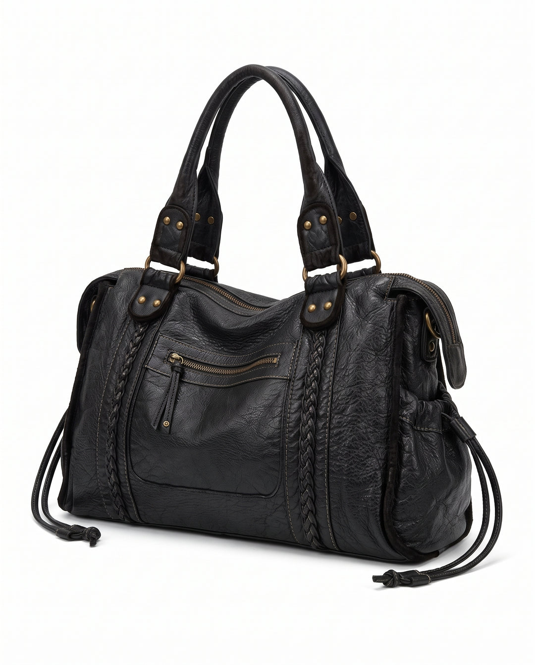 Leather Shoulder Bag na3193
