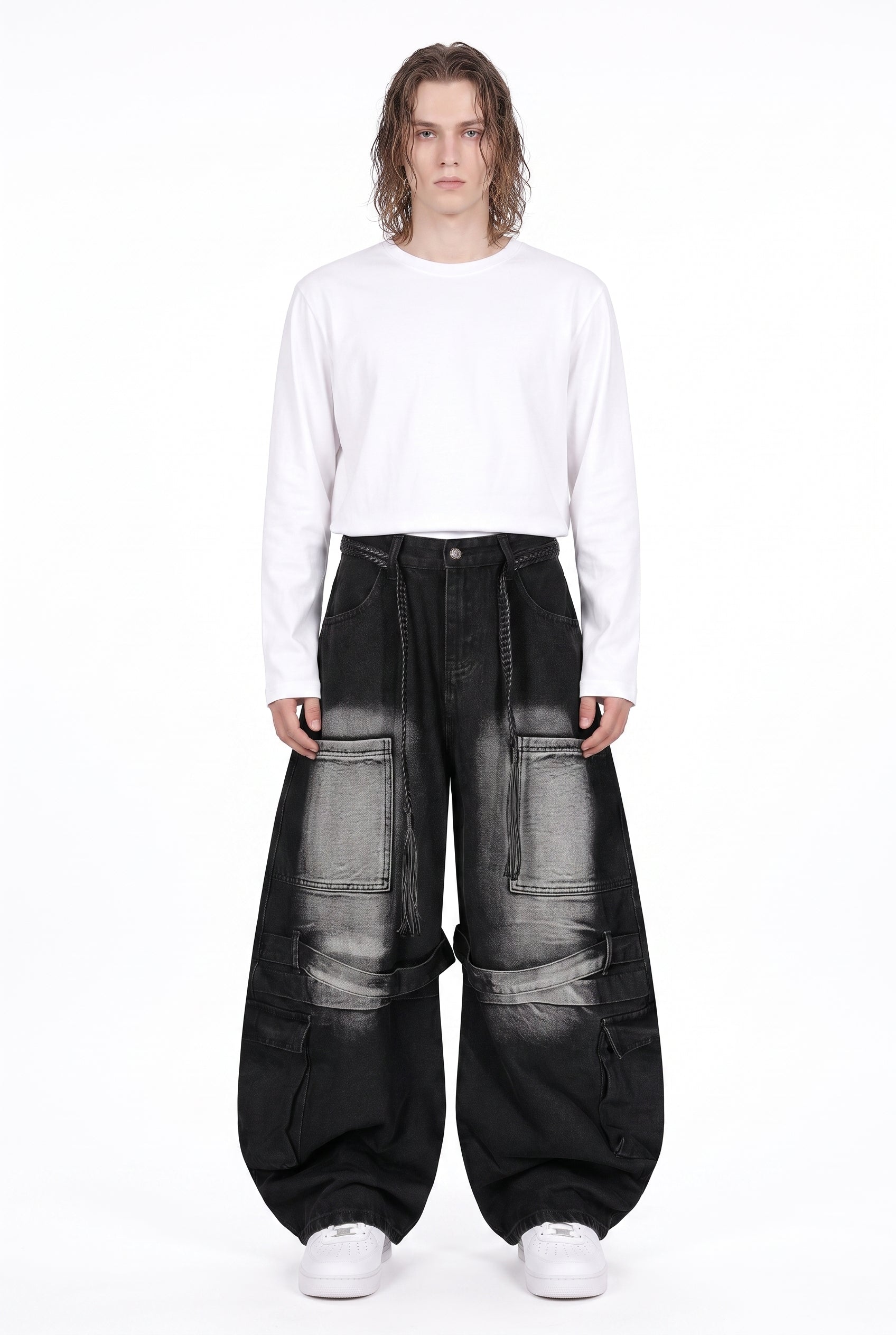 Baggy Cargo Jeans na2860