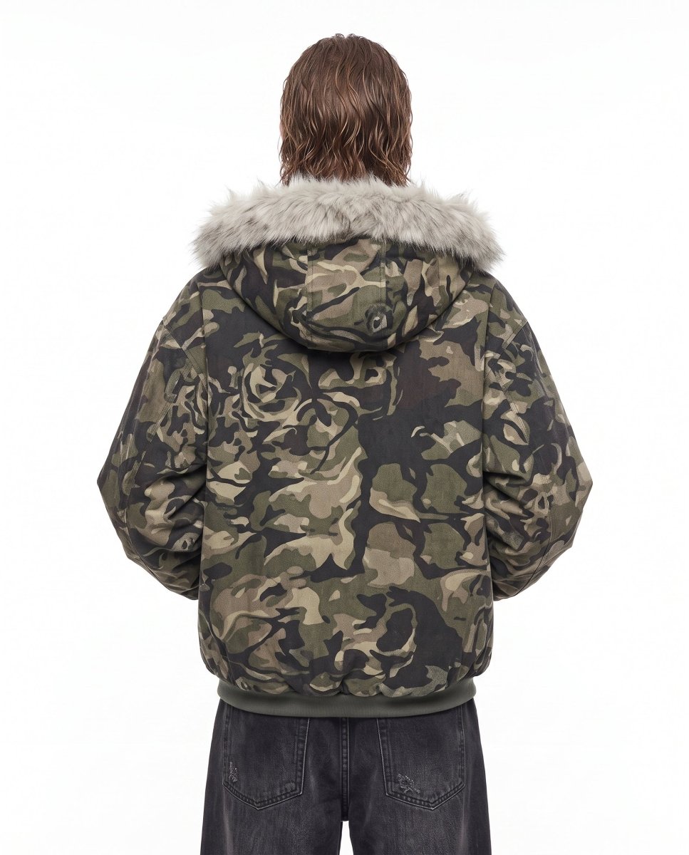 Camo Fur Jacket na3069