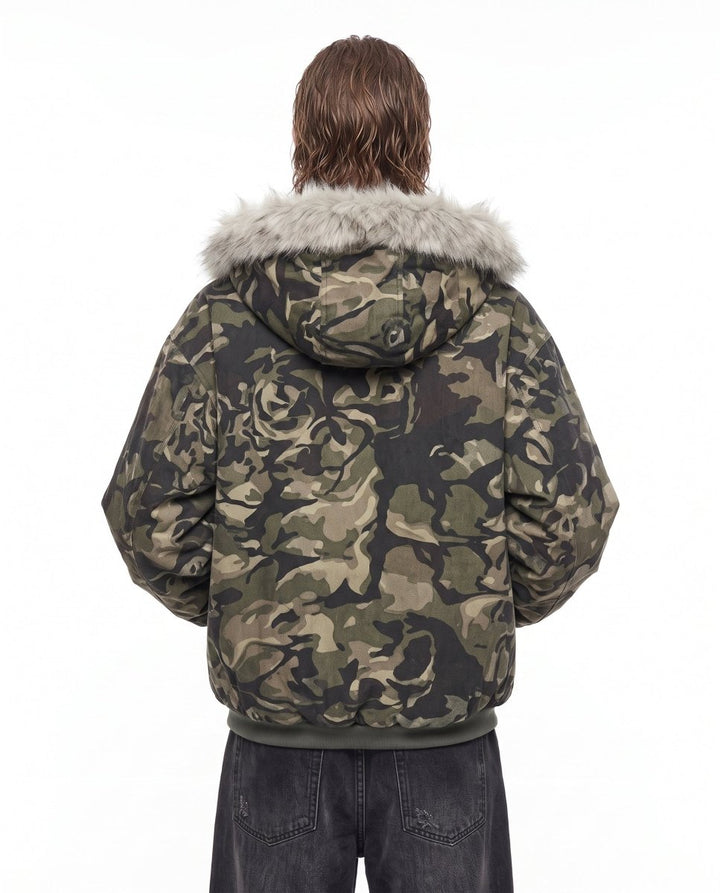 Camo Fur Jacket na3069