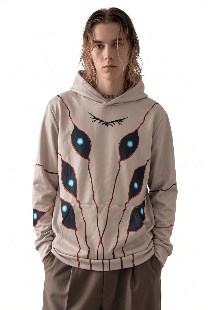 Graphic Paneled Hoodie na2761