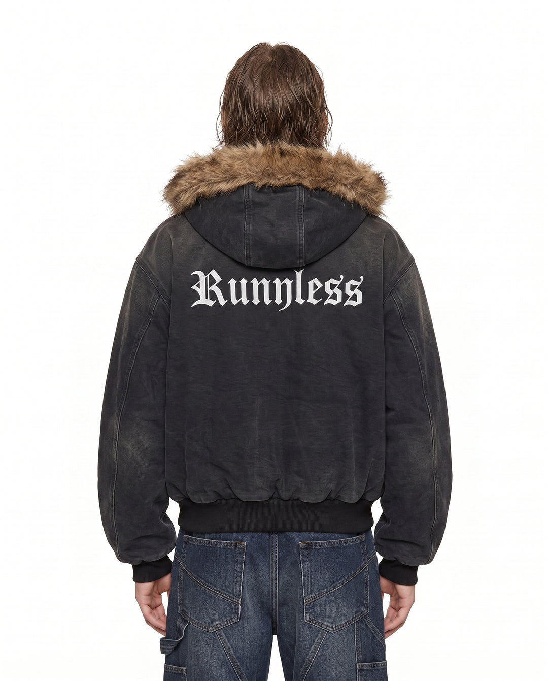 Fur Hooded Jacket na2956
