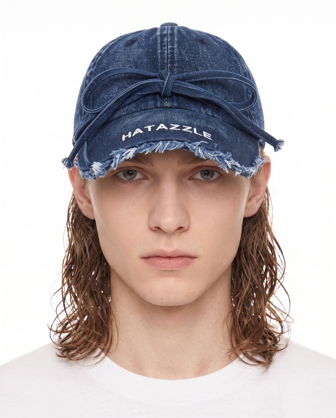 Frayed Denim Cap na2957