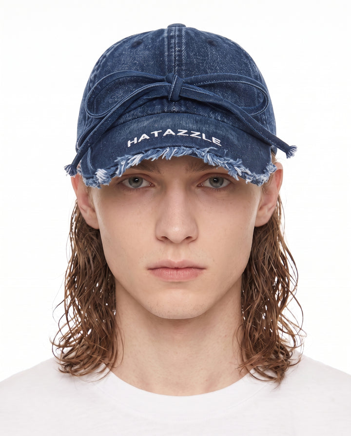 Frayed Denim Cap na2957