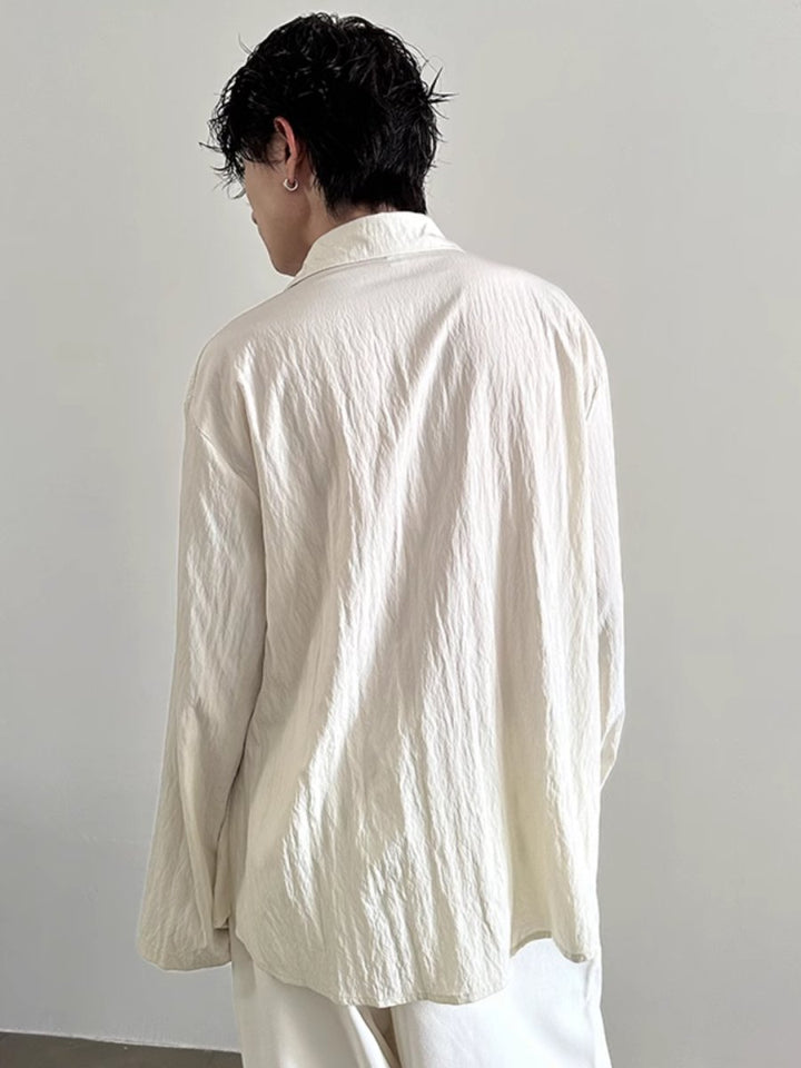 【GENESISBOY】Fake Two Piece Loose Pullover Shirt  na1340