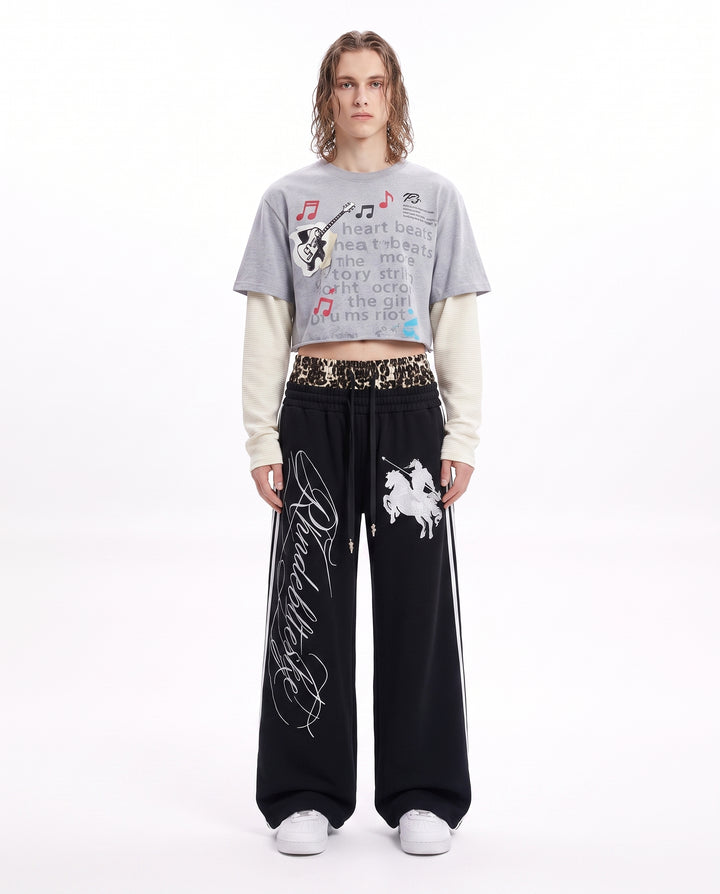 Graphic Track Pants na3058