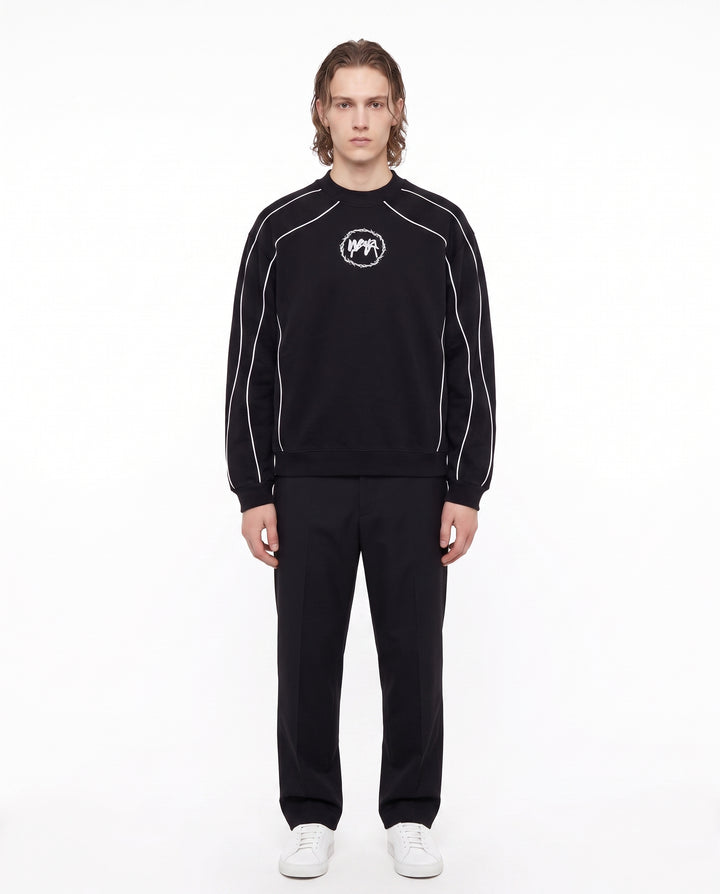 Piping Graphic Sweatshirt na2947