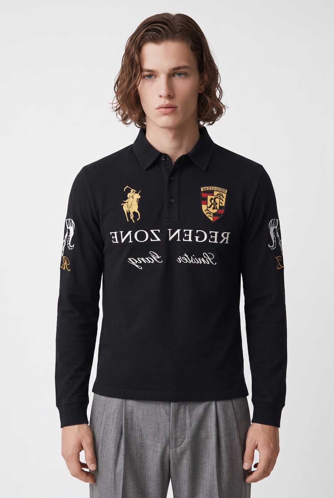 Graphic Polo Shirt na2744