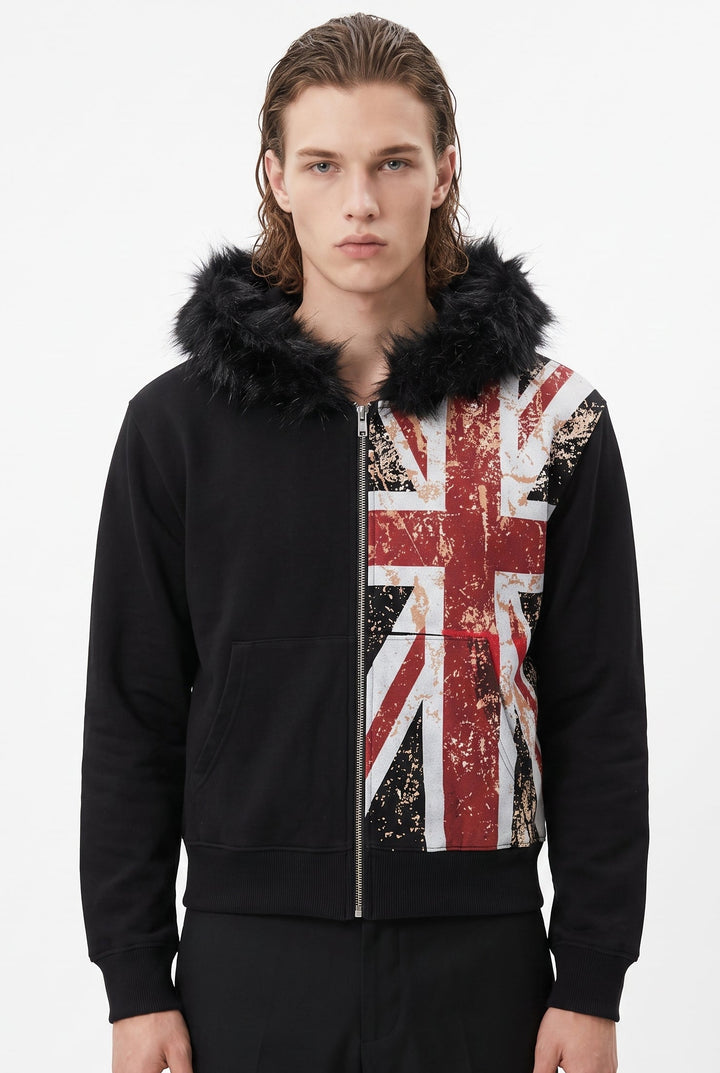 Graphic Zip Hoodie na2757