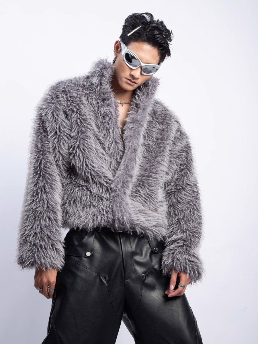 [PLAN1ONE] fur jacket na1670