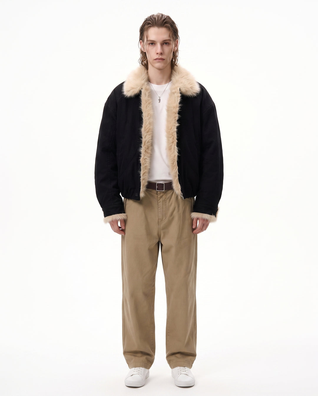 Fur Collar Jacket na3094