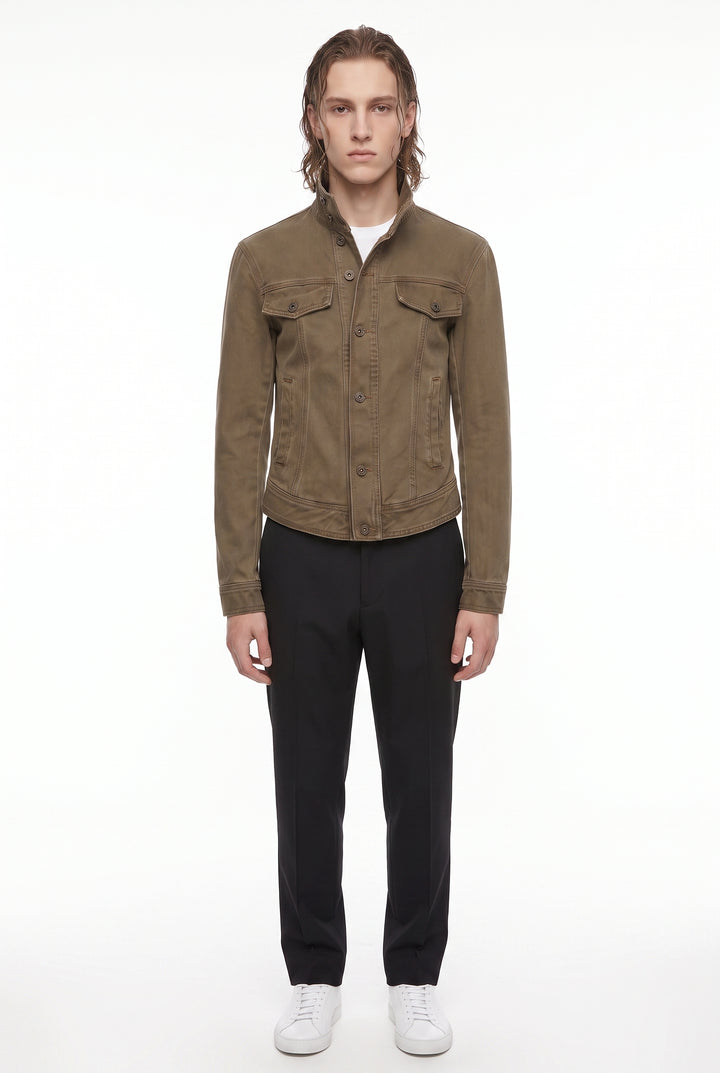 Stand Denim Jacket na2870
