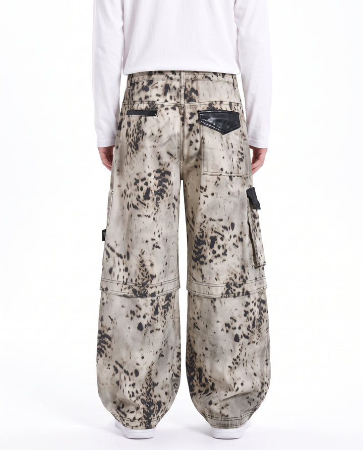 Splatter Cargo Pants na2975