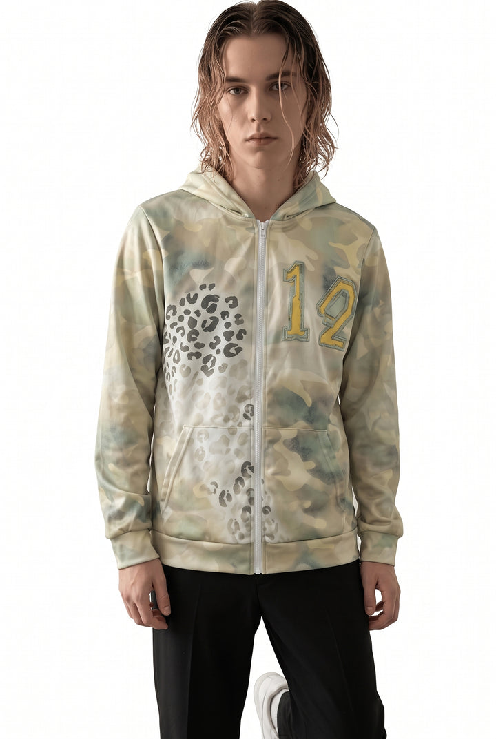 Camo Print Hoodie na2773