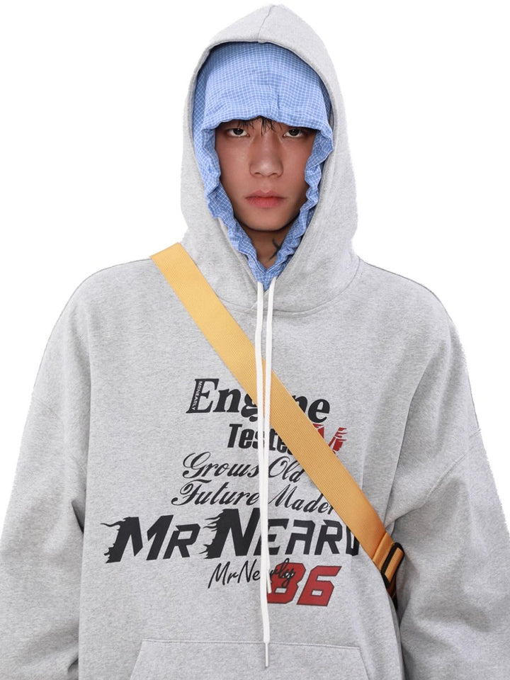 [MRNEARLY] heavy letters hooded na1507