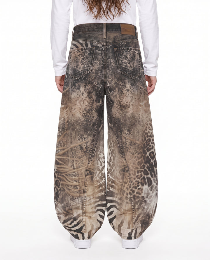 Printed Wide Pants na3192