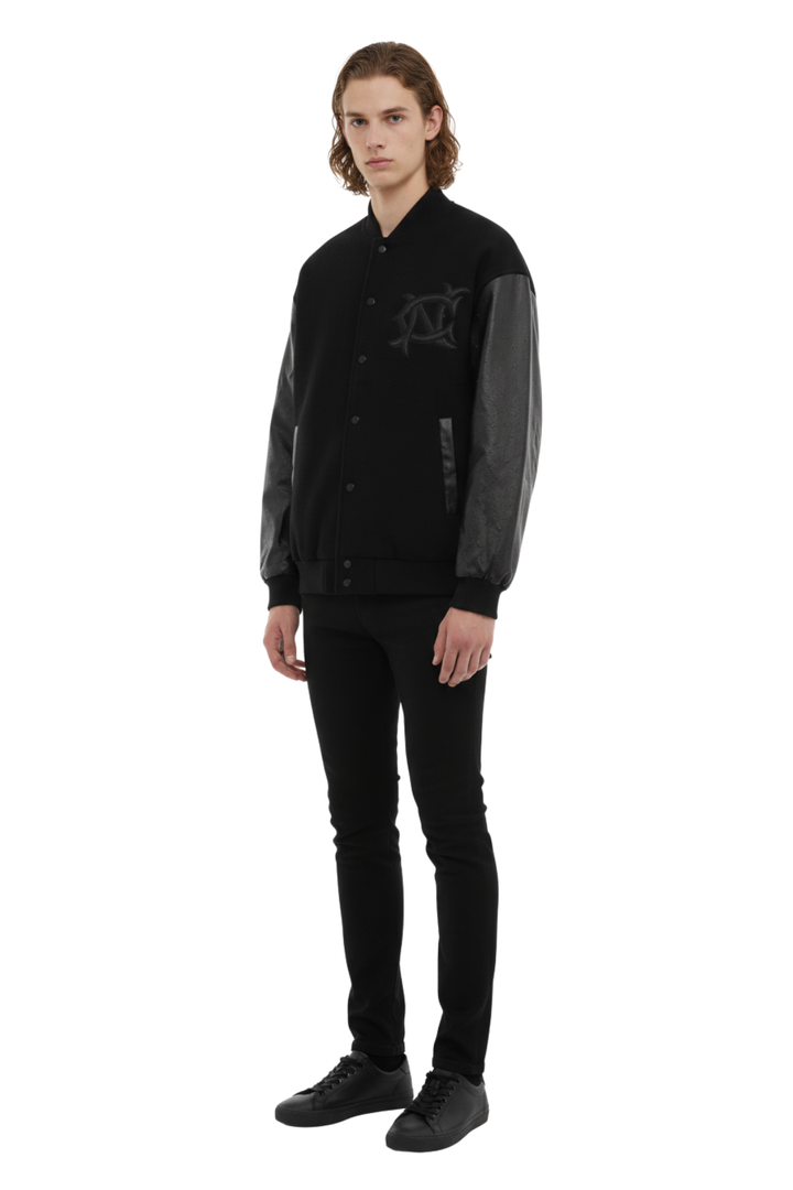 Midnight Cupid Letterman Jacket  na2396