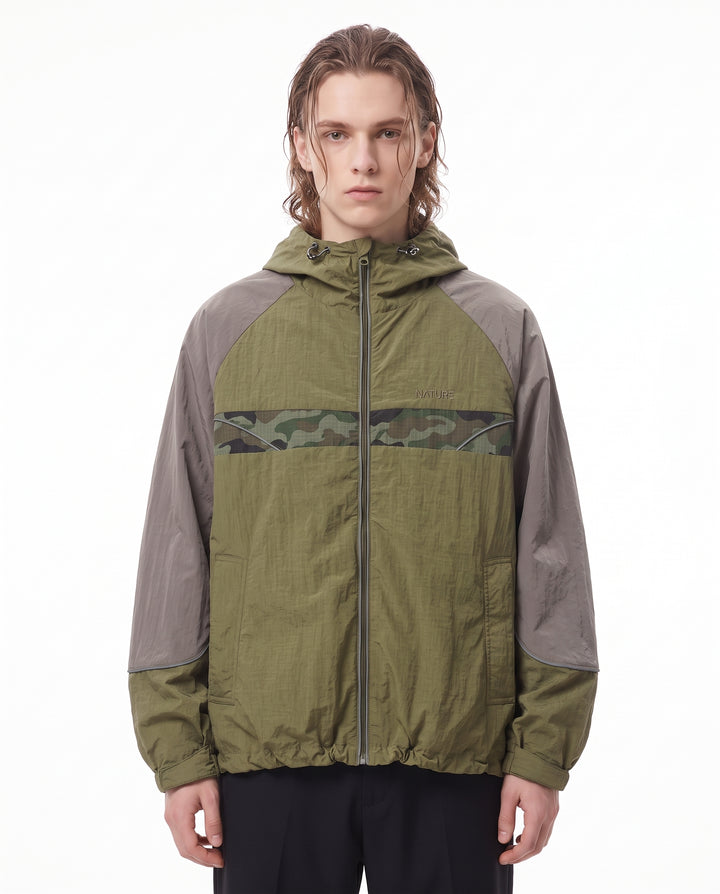 Hooded Windbreaker Jacket na3243