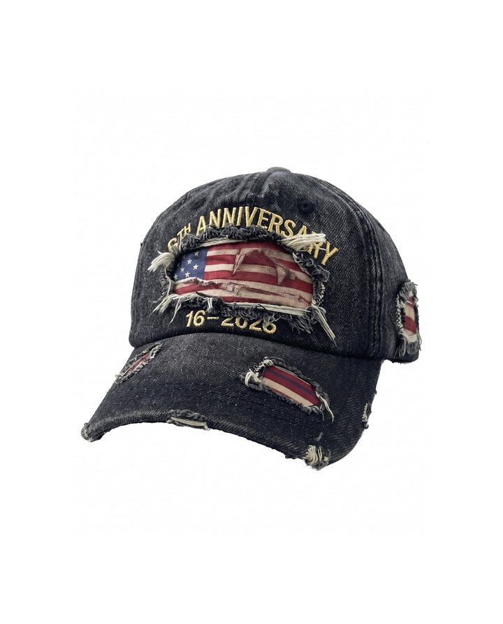 Distressed Denim Cap na2967