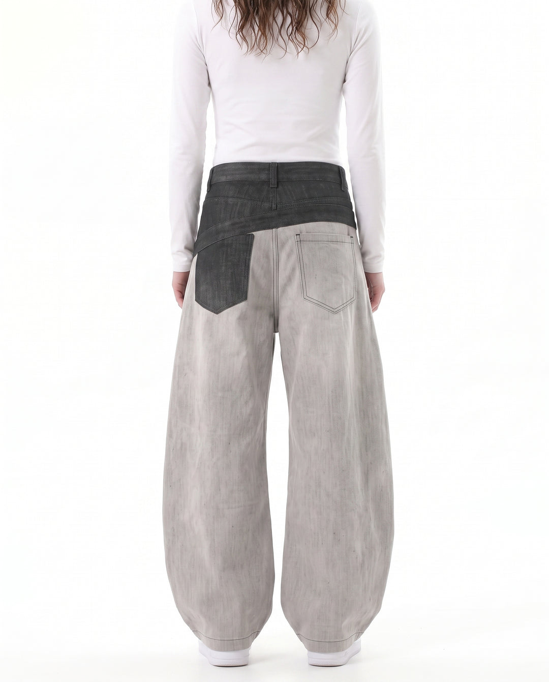 Wide Denim Pants na3074