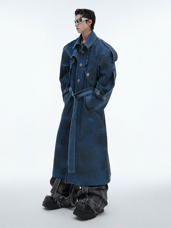 [Culture] vintage washed denim coat na1455