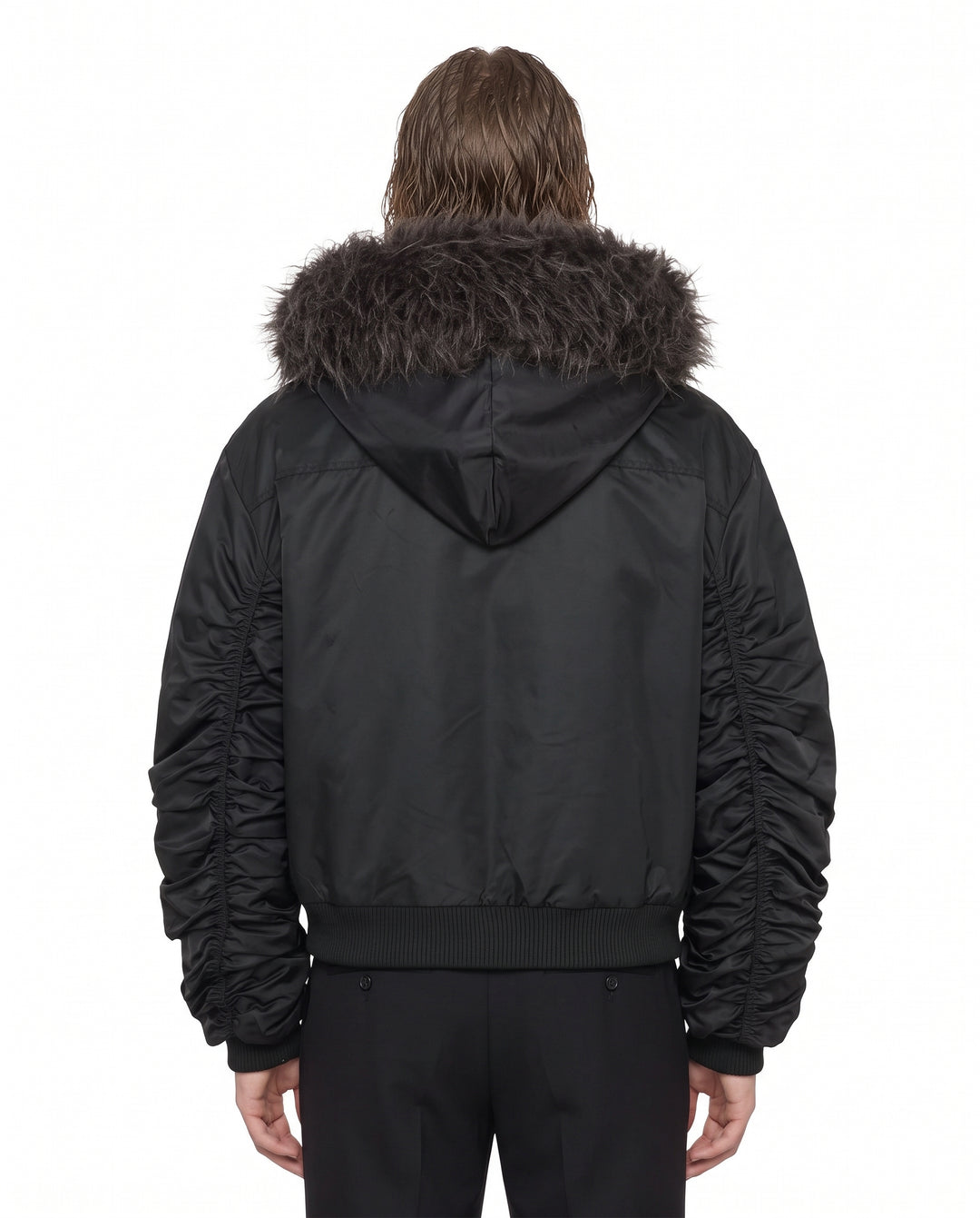Hooded Bomber Jacket na3168