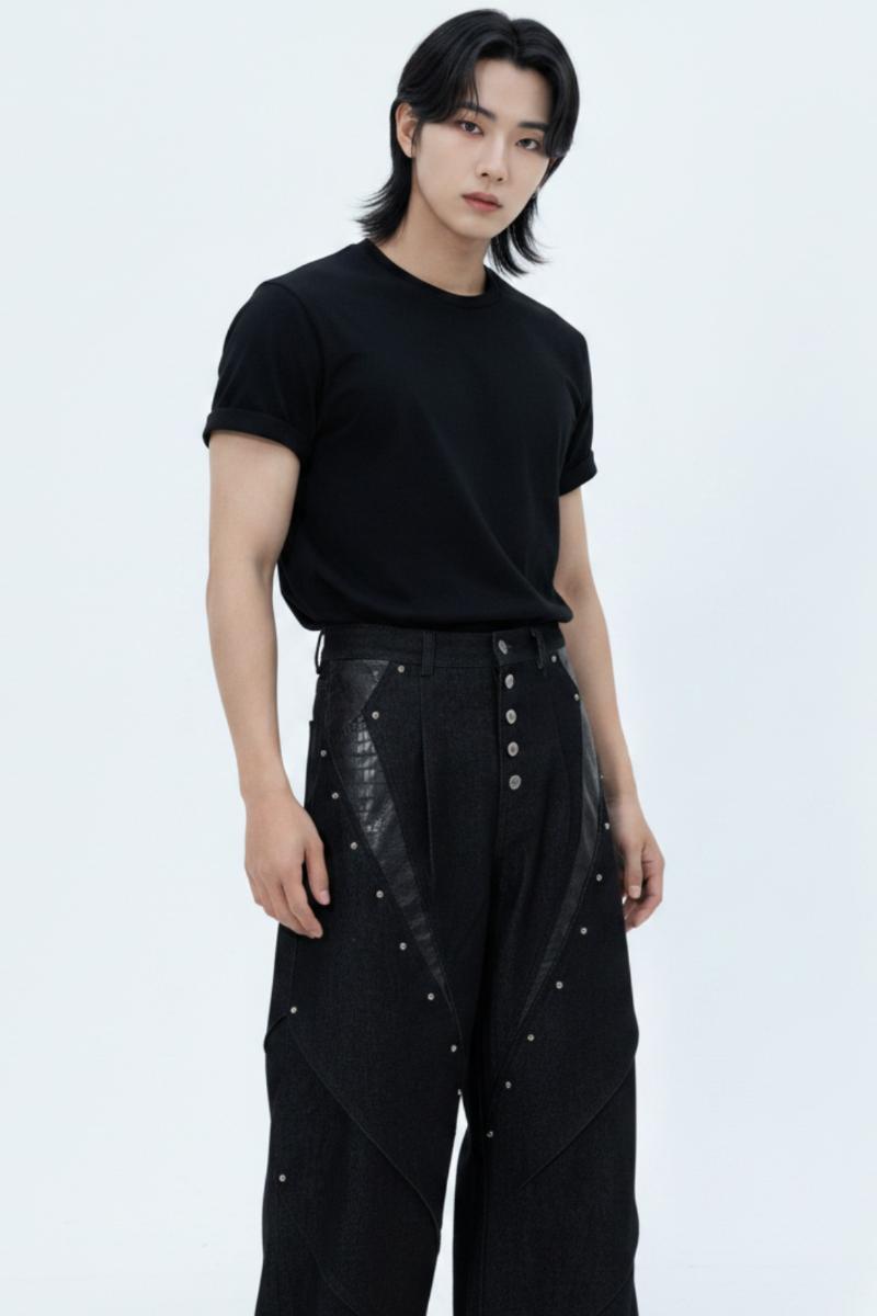 Crocodile Pocket Jeans  na2610