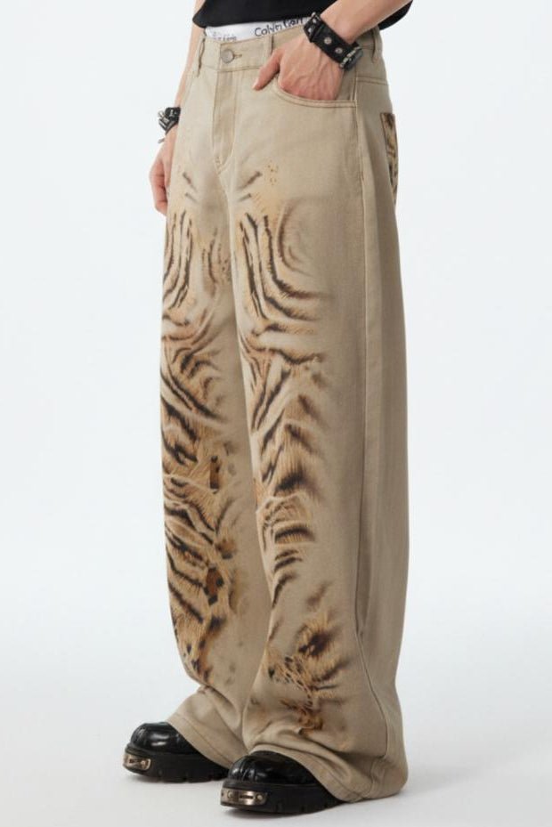 Tiger Print Pants  na2562