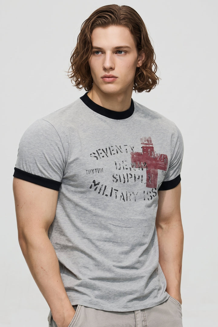 Graphic Ringer Tee na2654