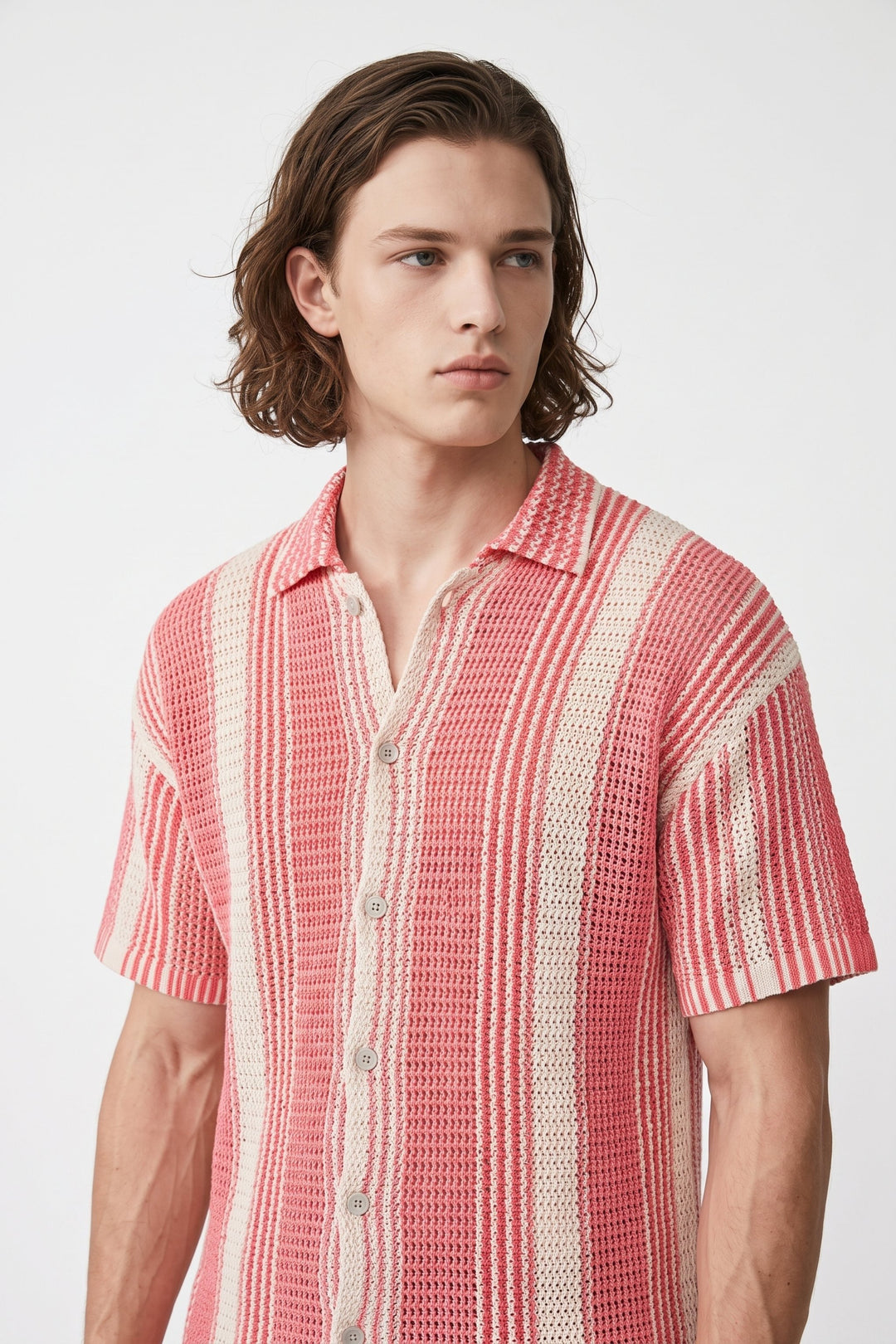 Striped Knit Shirt na2676