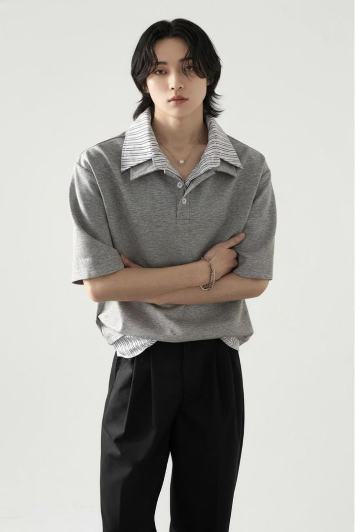 Grey Polo Shirt  na2521