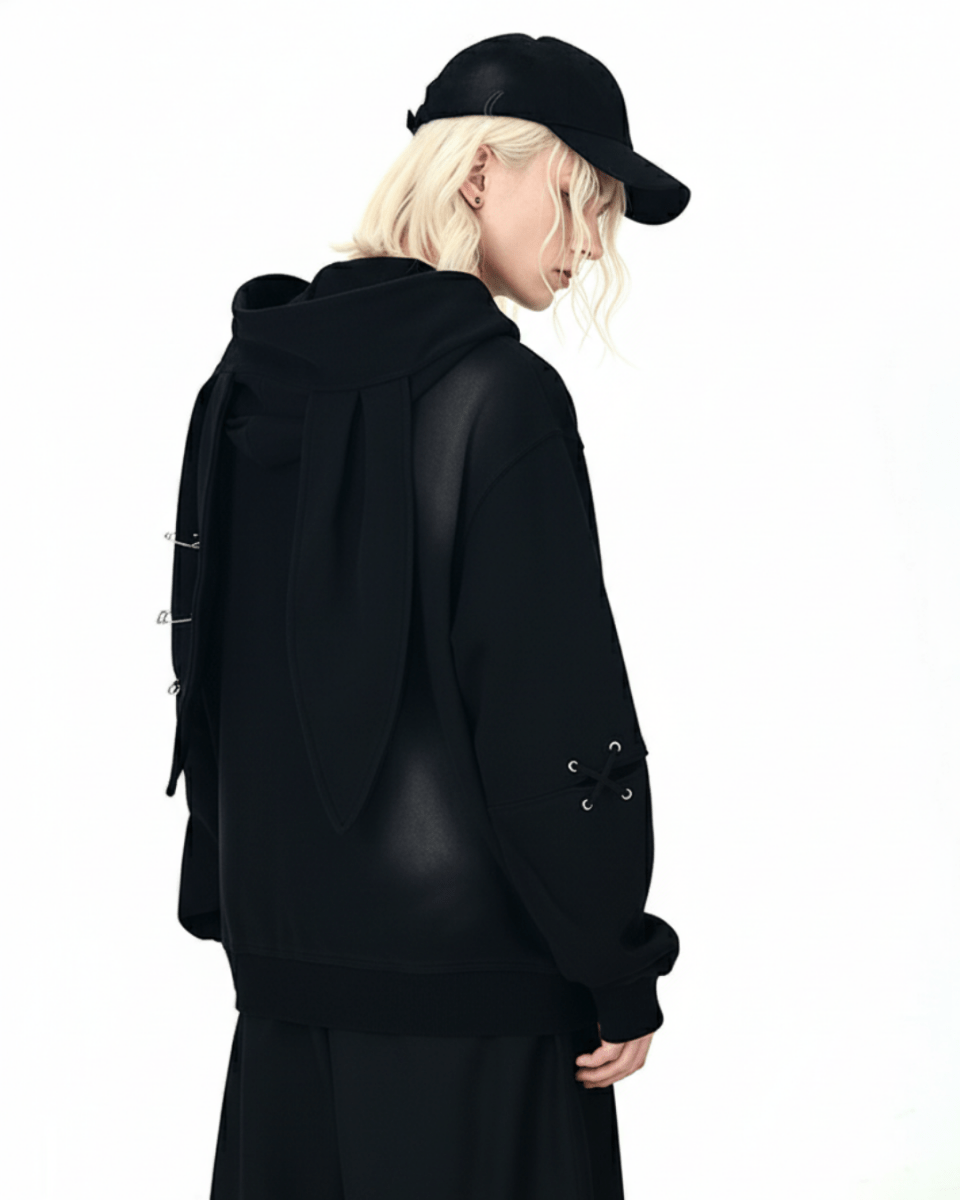 Y2K Tribal Zip-Up Hoodie na2249