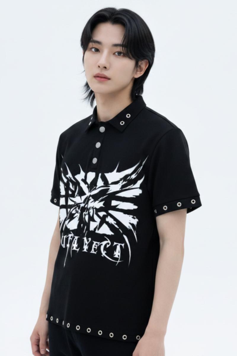Graphic Polo Shirt  na2605