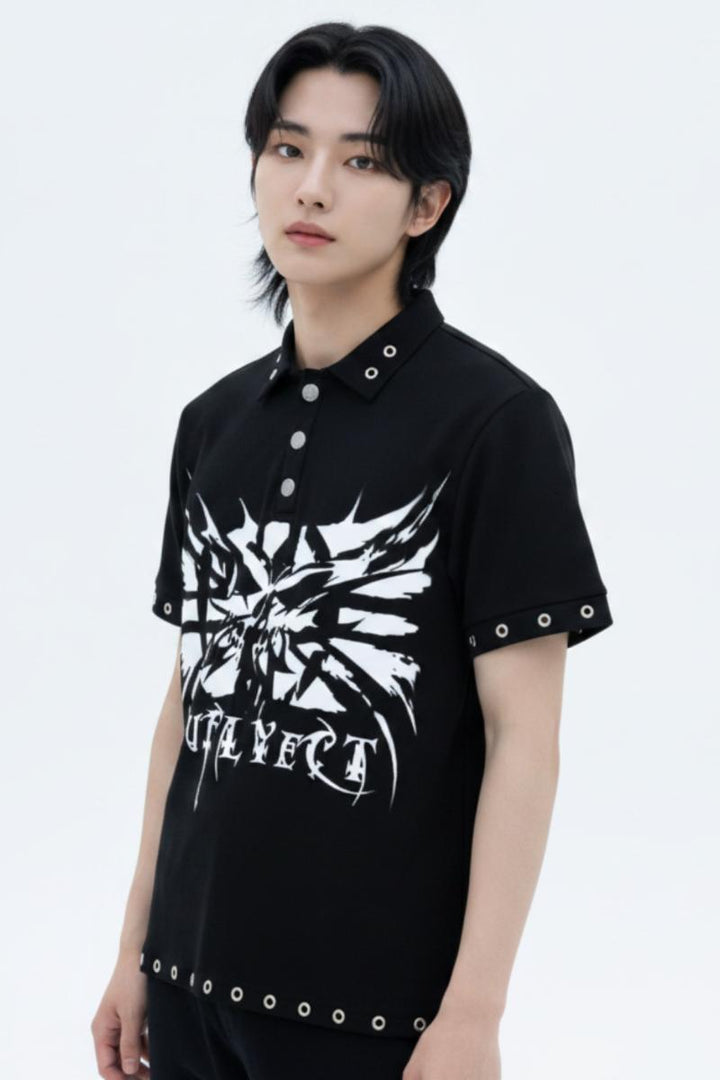 Graphic Polo Shirt  na2605