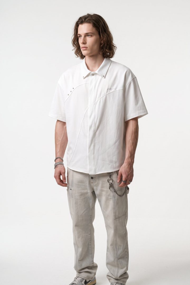 Asymmetric Shirt  na2663