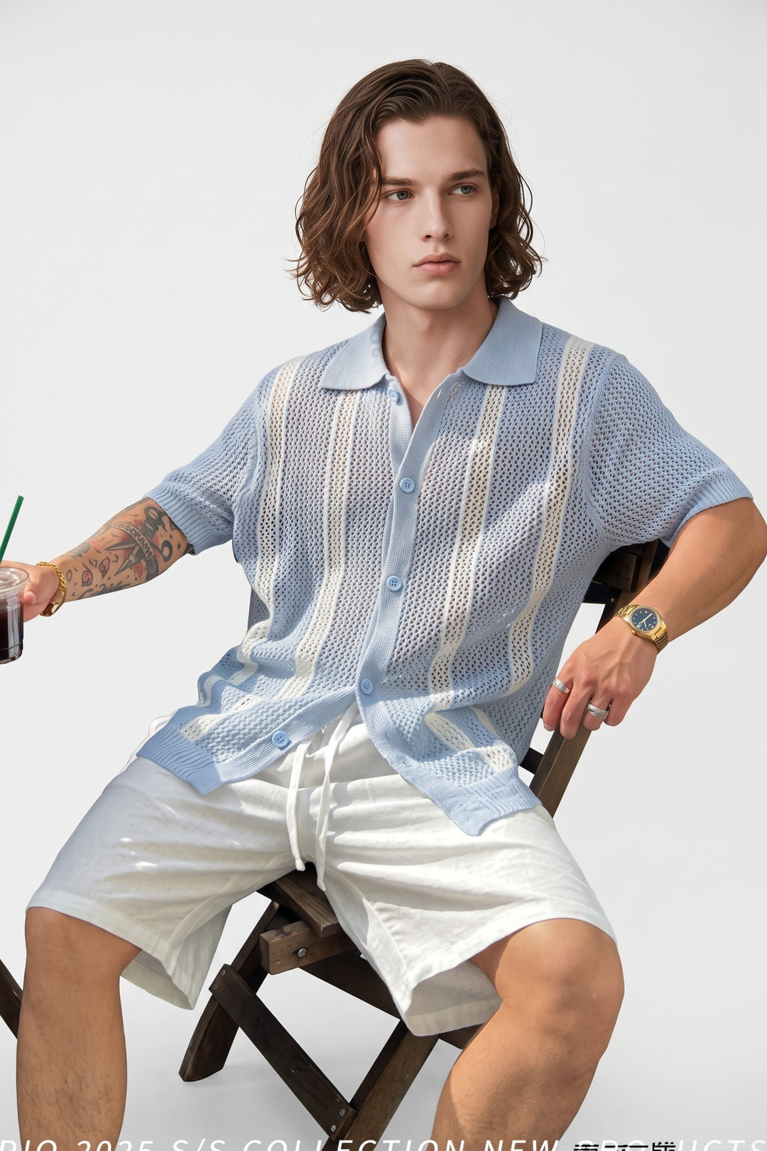 Knit Polo Shirt  na2681