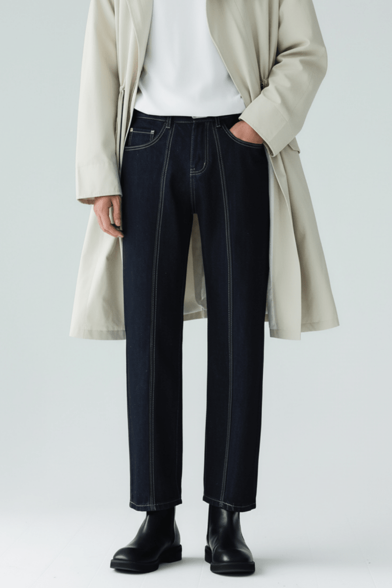 Center Seam Straight Denim na2425