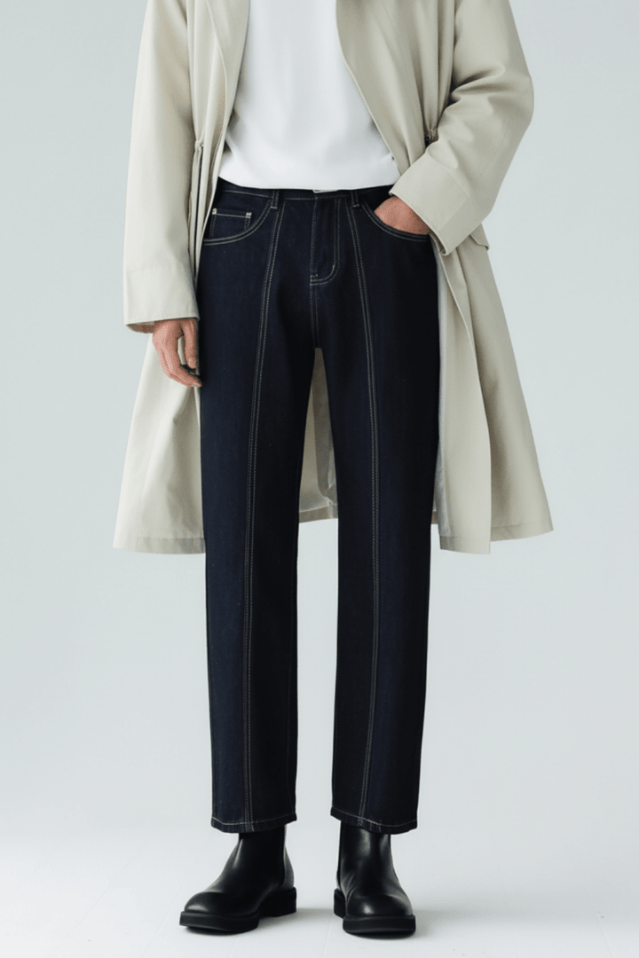 Center Seam Straight Denim na2425