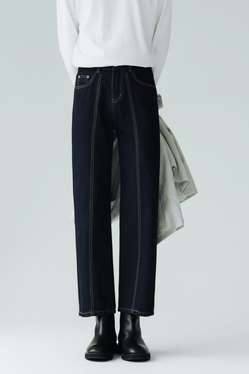Center Seam Straight Denim na2425