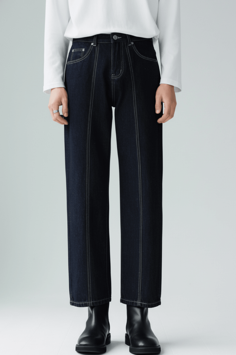 Center Seam Straight Denim na2425